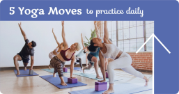 5 Yoga Moves To Practice Daily - Facebook Post Template