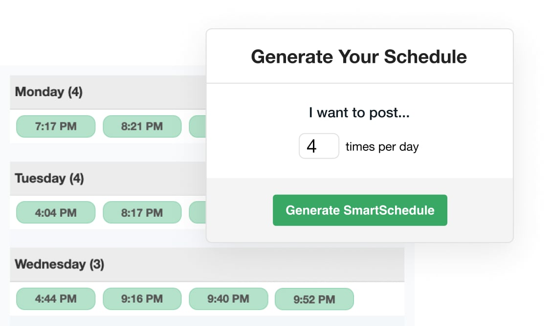 Tailwind Review: Smart Schedule