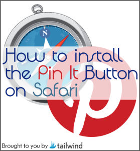 Install Pin It Button on Safari