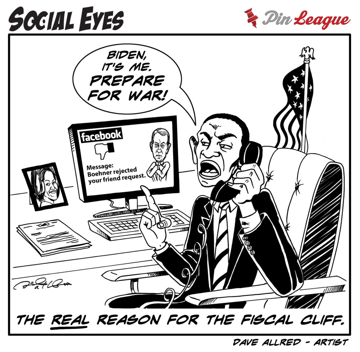 Funny Social Media Cartoon