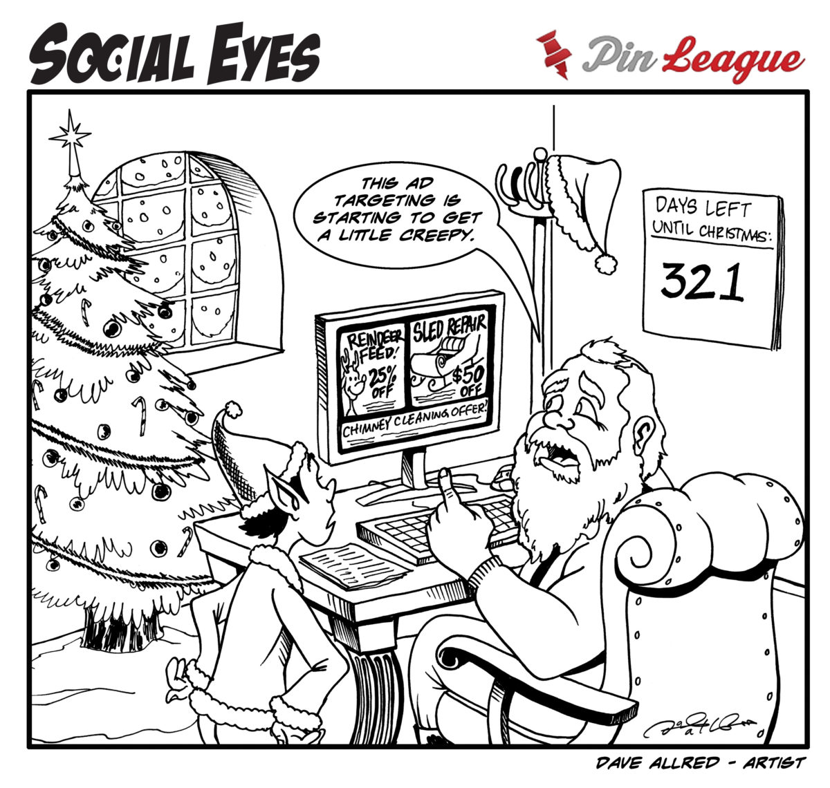Even Santa Receives Socially Targeted Ads
