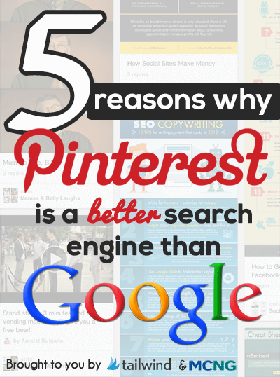 5 Reasons Why Pinterest's Search Engine is Better than Google