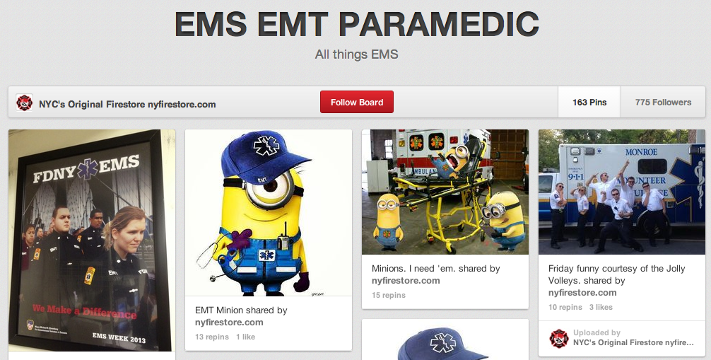 EMS, EMT, PARAMEDIC Board Can Help You Have A Manly Pinterest
