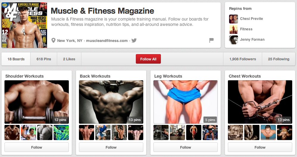 BIG Muscles & Pinterest are Manly