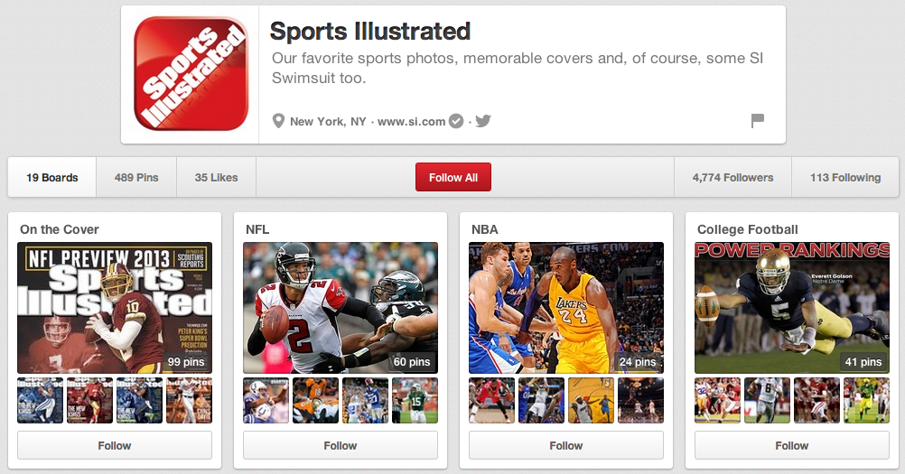 Sports Illustrated is All Sports, All the Time, all on Pinterest