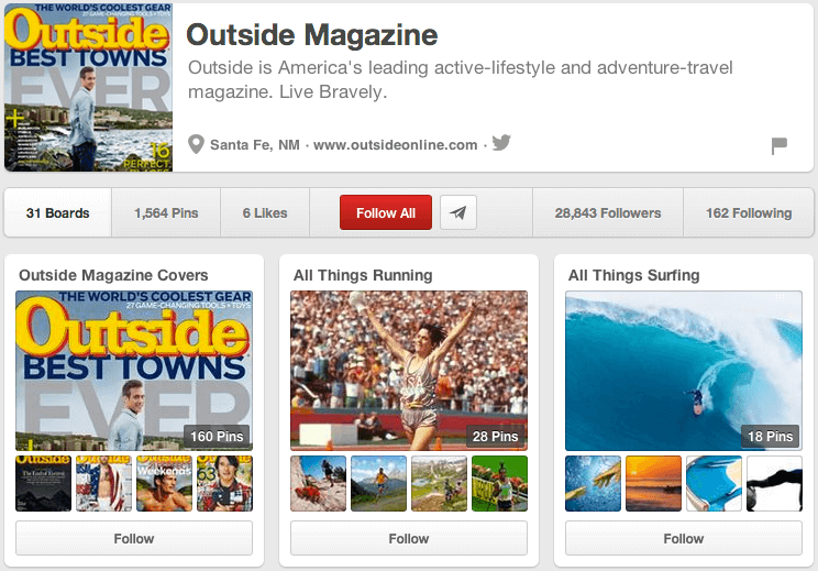 Outside Magazine on Pinterest