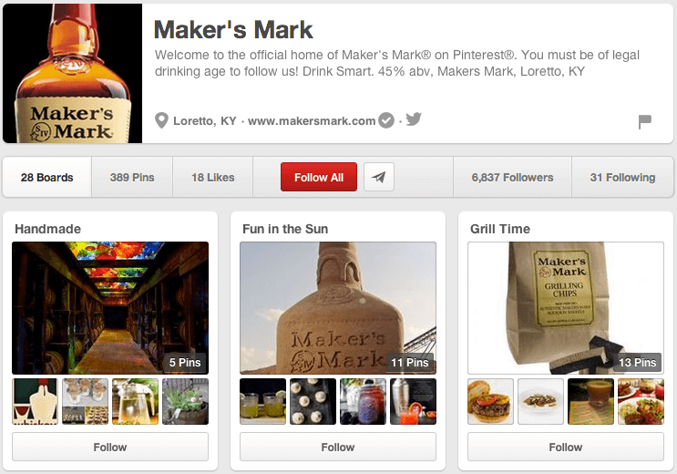 Maker's Mark on Pinterest