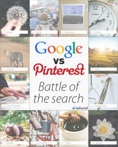Google vs Pinterest Search