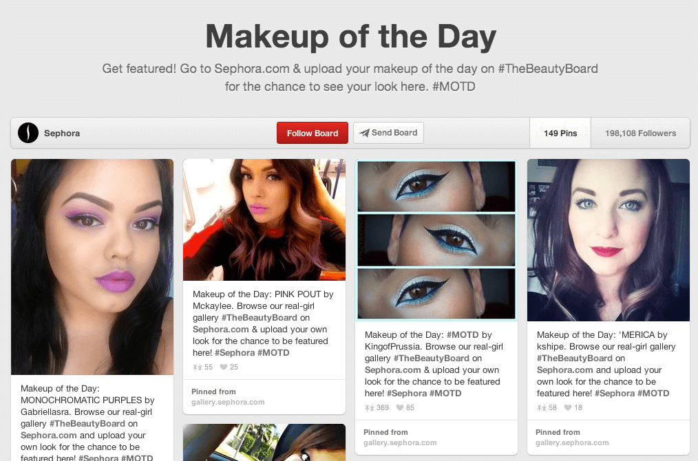Sephora's Follower Engagement