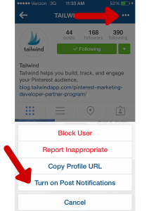 How to turn post notifications on for someone on instagram 3 Easy Ways To Use Instagram S Post Notification Feature For Your Brand
