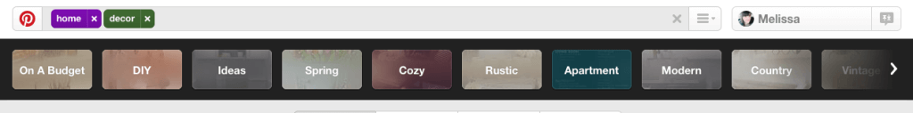 Use Pinterest's Guided Search to find the best keywords to target.
