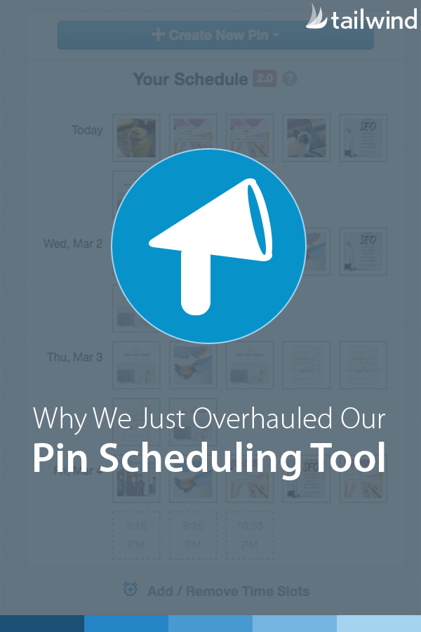 Why we just overhauled our scheduling tool pin