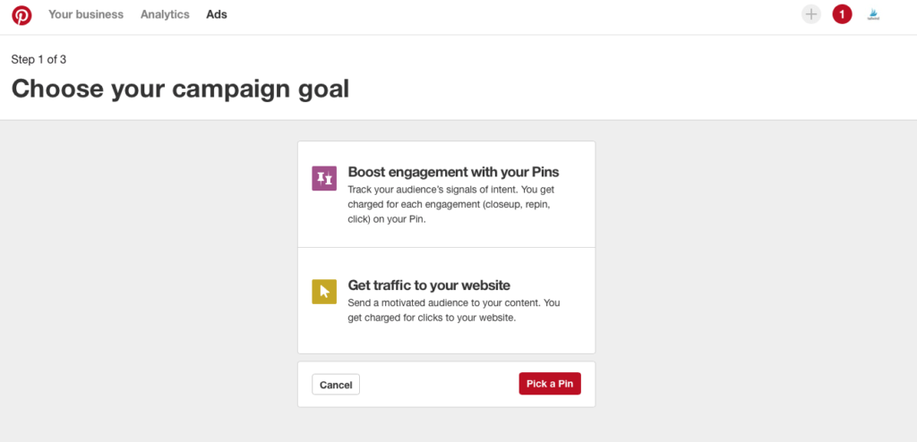 Create a Promoted Pin