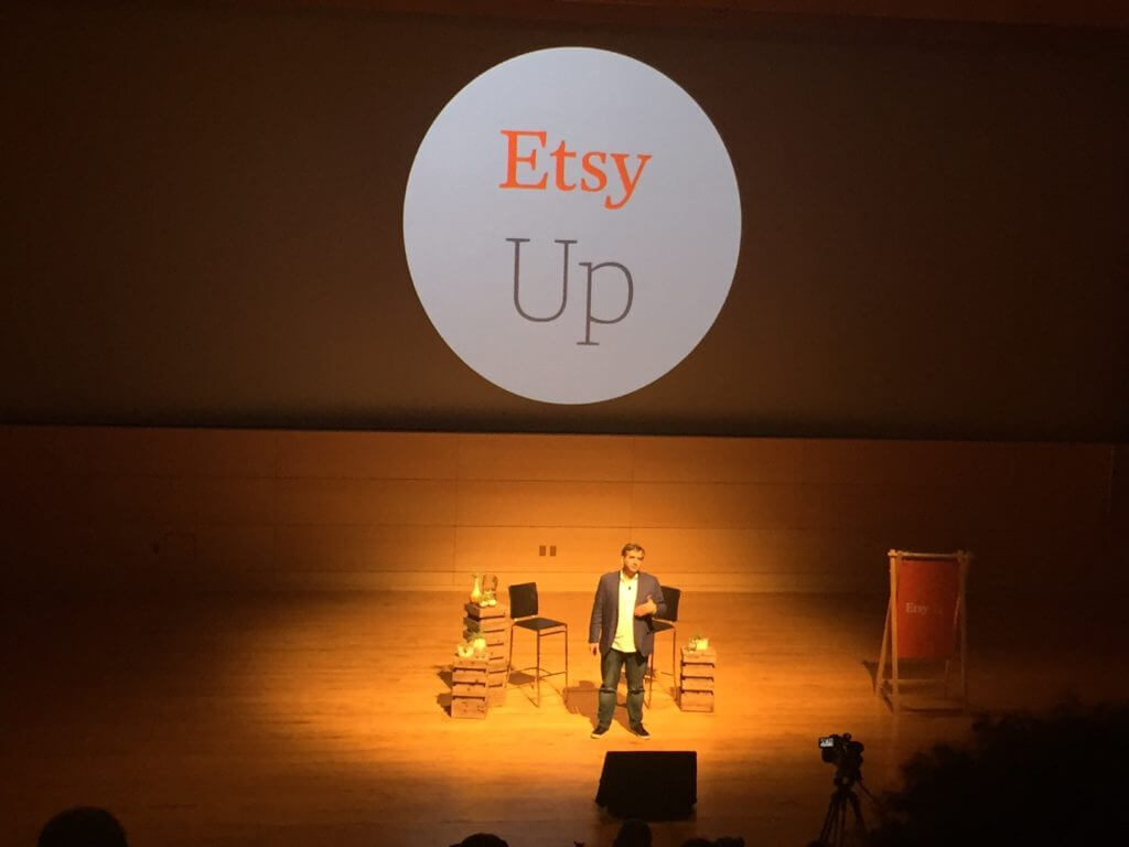 Etsy CEO Chad Dickerson kicking off the first-ever Etsy Up conference
