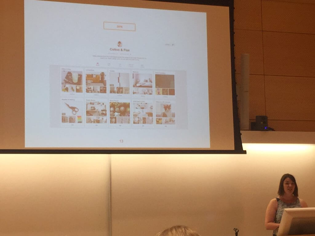 Erin Dollar walking through a number of Pinterest accounts for Etsy stores that have a stellar strategy in place