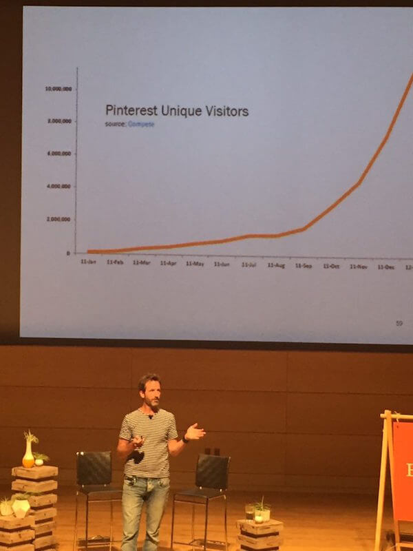 Maxwell Ryan showing the business-changing impact of a well-executed social media strategy at Etsy Up