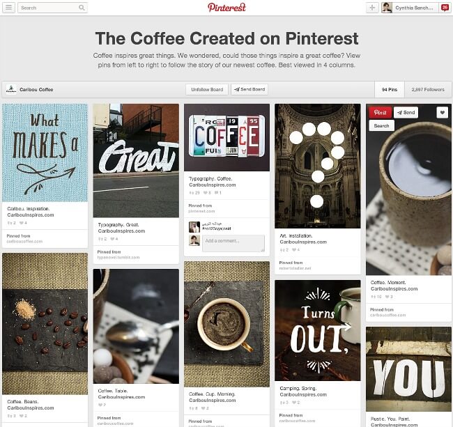 Caribou Coffee on Pinterest