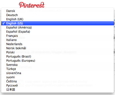 Languages on Pinterest