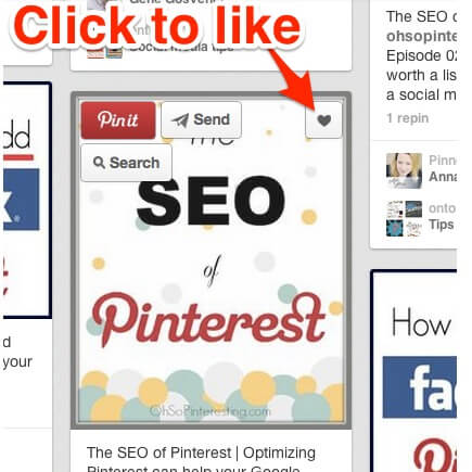 Like Pins on Pinterest when you don't have a board to pin them to