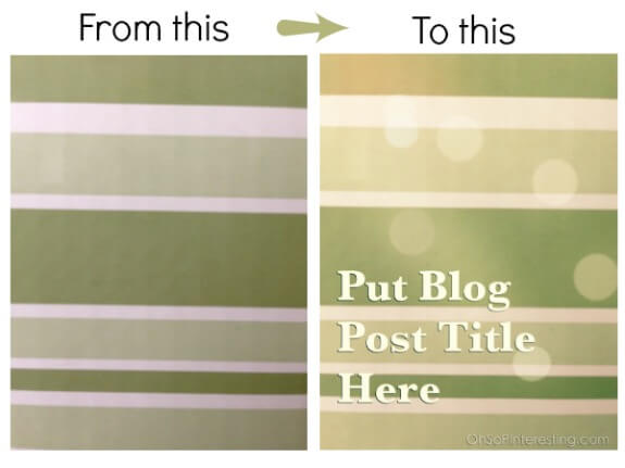 Make pinterest images with iPhone app