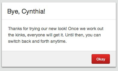 Pinterest Message