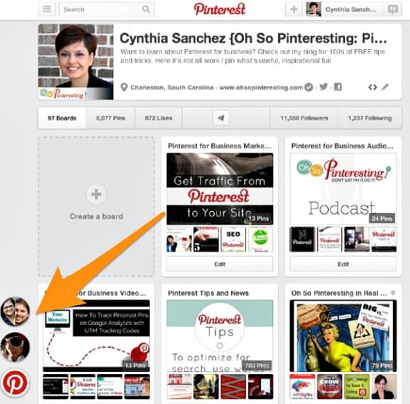 Pinterest message bubbles