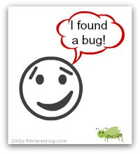 Report Analytics bugs to Pinterest