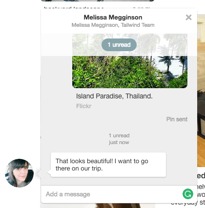 Using Group Board Messages for Planning