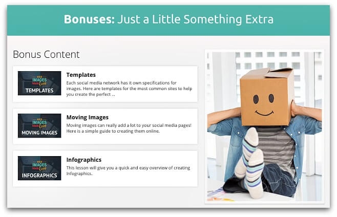 Web Images Made Easy even has bonus content to really help your images stand out online