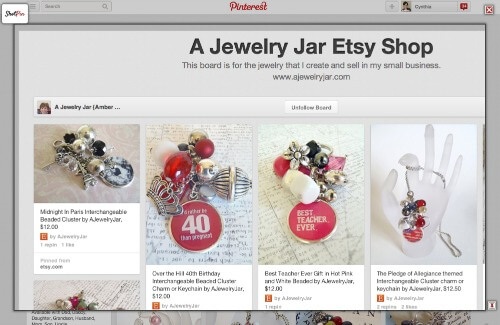 jewelry jar on Pinterest