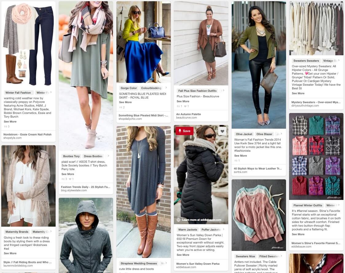 Trending in the Women's Fashion Category on Pinterest in October