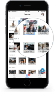 Tailwind for Instagram Mobile App Calendar