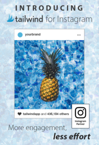 Introducing Tailwind for Instagram scheduling and analytics