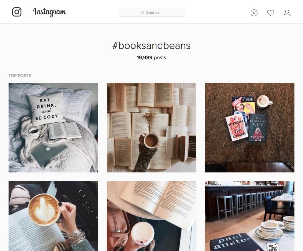 Books and Beans on Instagram