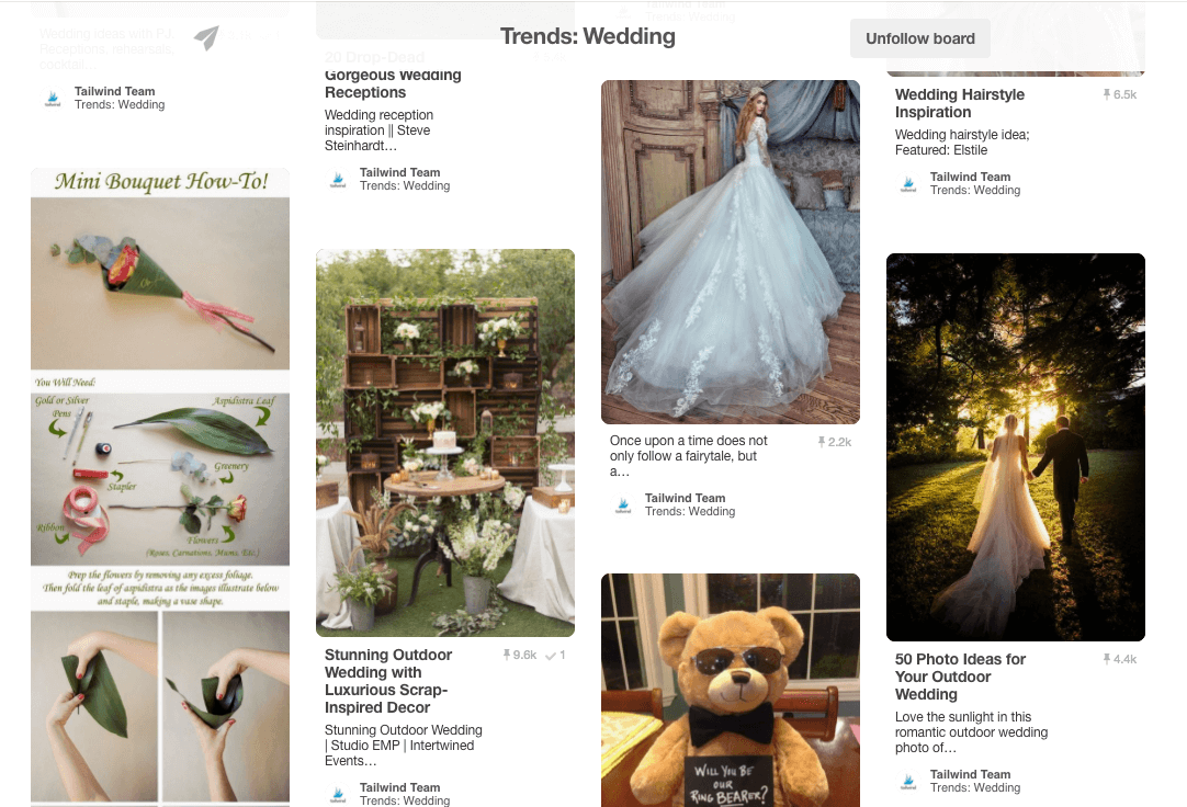 May Pin Trends in Weddings
