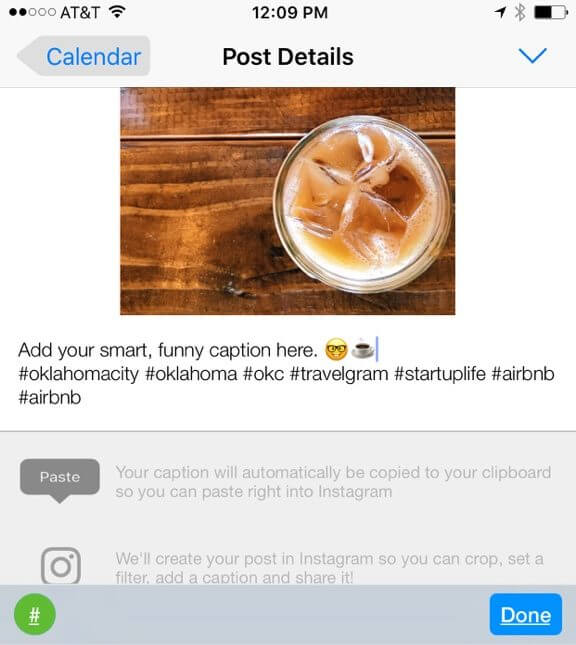 Hashtag List in Tailwind for Instagram