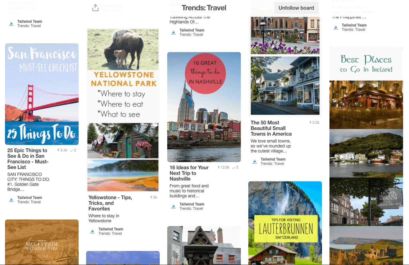 June Travel Trends on Pinterest