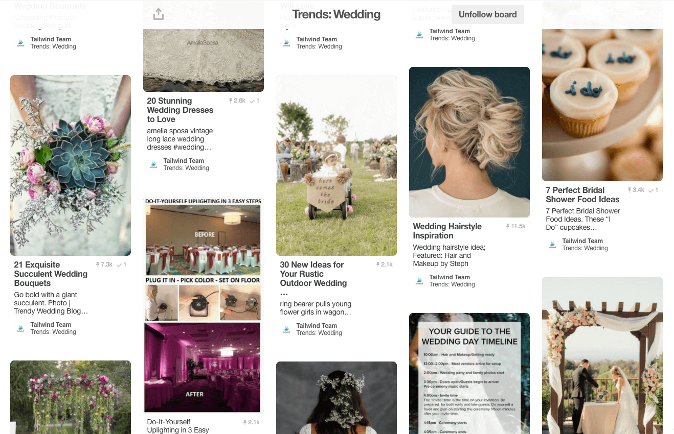 June Wedding Trends on Pinterest