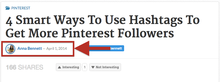 Pinterest Hashtag post from 2014