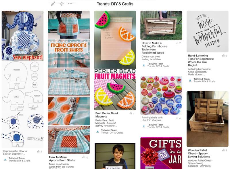 DIY & Crafts Pinterest Trends in July