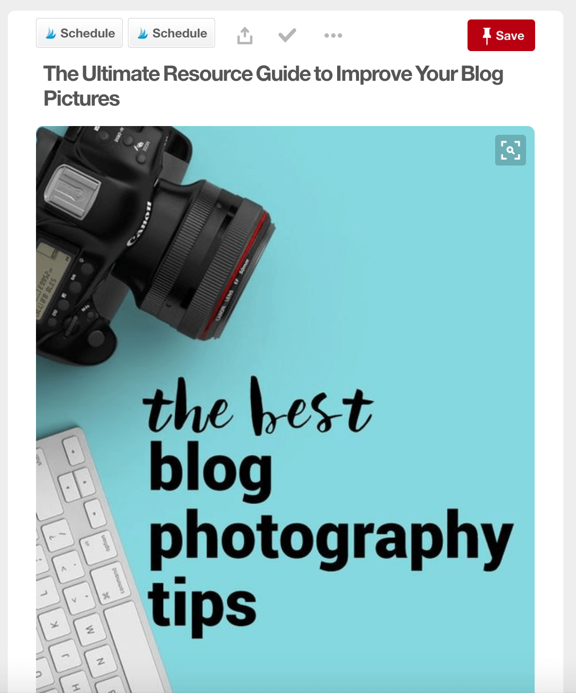 Pinterest Save button