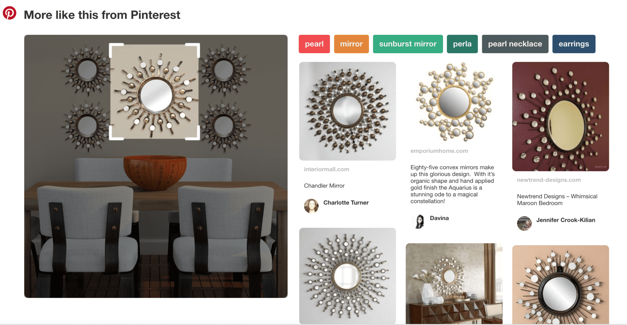 Pinterest visual search on Firefox
