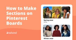 How to Make Sections on Pinterest Boards