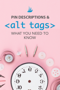 Clock components organized over pink background with text - Pin Descriptions & What you Need to Know