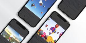 Cover images of phones with IG video playing for blog post: New! Instagram video sizes for 2019