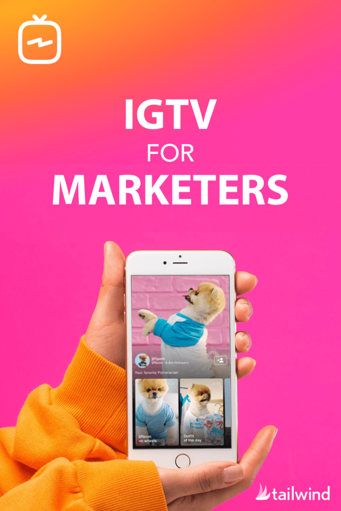 IGTV (Instagram Television) is great for long-form content and a MUST for marketers! Learn how to post on IGTV and find video ideas with our handy guide! #igtv #instagramtips