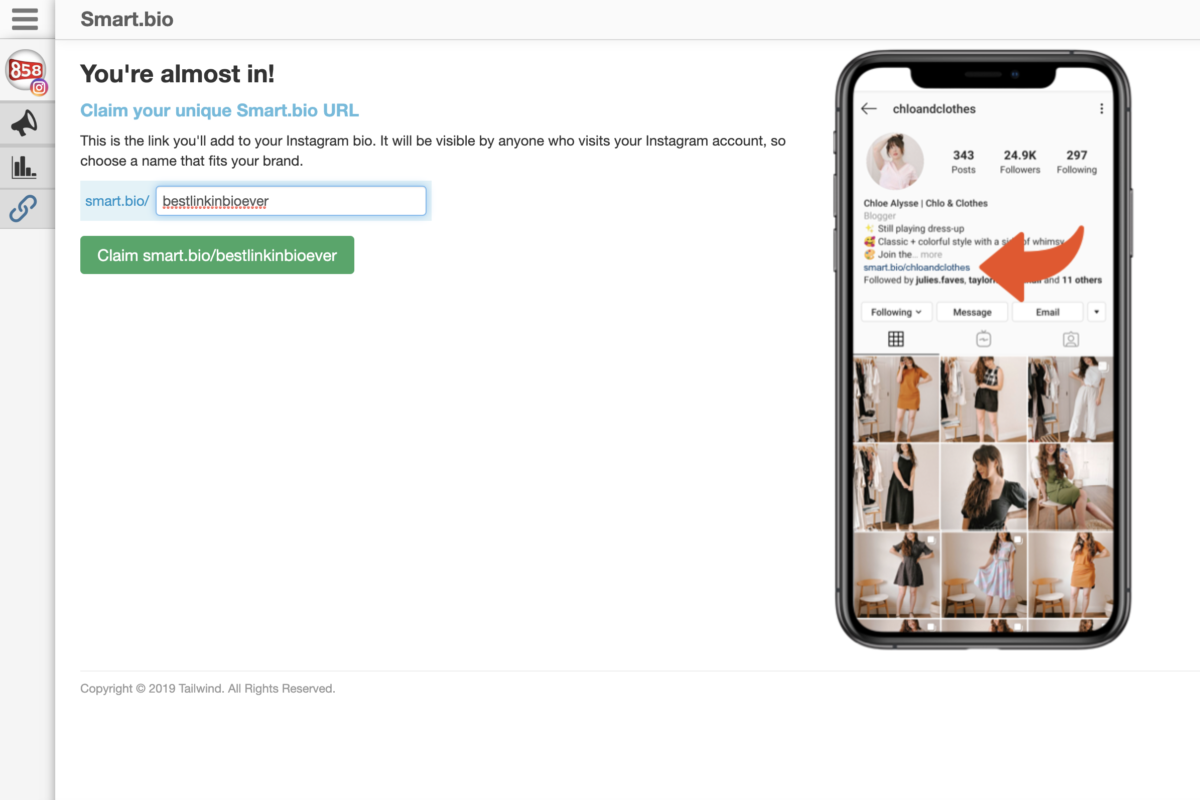 LINK IN BIO FREE APP visual data 4