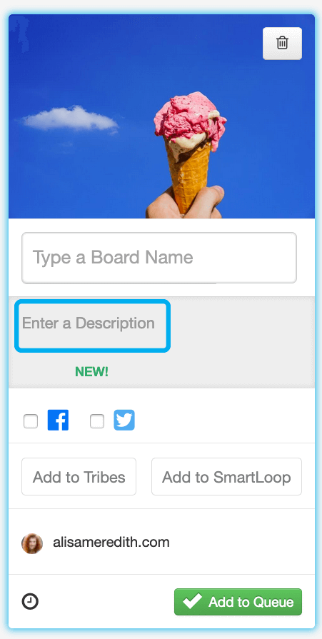Add a Pin Description in Tailwind