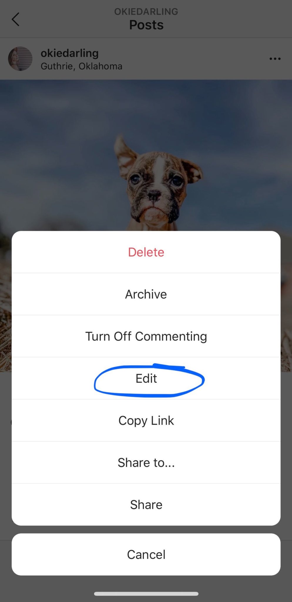 How To Edit Instagram Post After Posting Tailwind App 