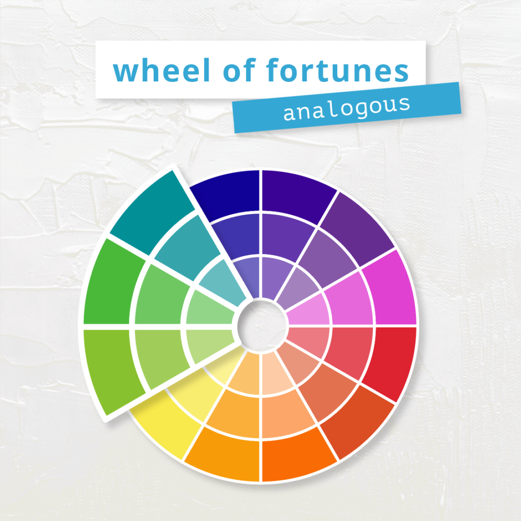 analogous colors on color wheel